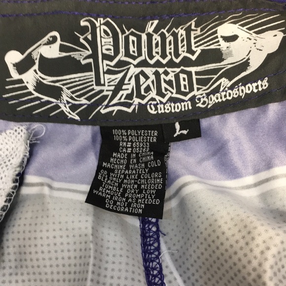 Point Zero Men’s Large Swim Trunks - Picture 4 of 4